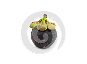 mangosteen on isolate