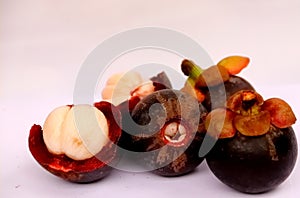 Mangosteen Open shell Show Queen Fruits Delicious