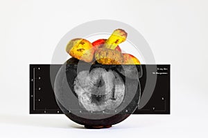 Mangosteen X-ray for cheked condition inside