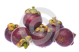 Mangosteens Isolated