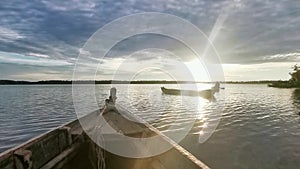 Mangrovia forest and sailing boat