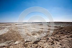 Mangystau desertic landscape, Kazakhstan desolate panorama