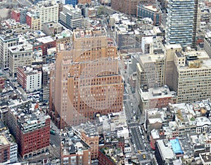 Manhattan aerial image
