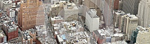 Manhattan aerial panorama