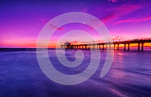 Manhattan Beach Pier.