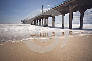 Manhattan Beach Pier Windy Afternoon photo