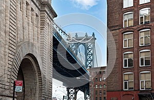 Manhattan Bridge from an alley