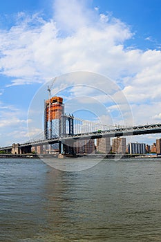 Manhattan Bridge in New york City