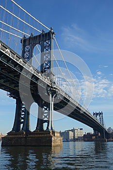 Manhattan Bridge in New York City