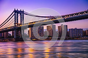 Manhattan Bridge New York City photo