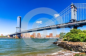 Manhattan Bridge in New York City, United States of America