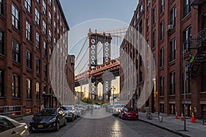 Manhattan Bridge in New York City