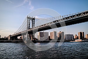 Manhattan bridge and Newyork city photo