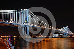 Manhattan Bridge at Night