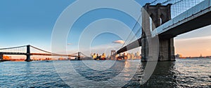 Manhattan Bridge panorama