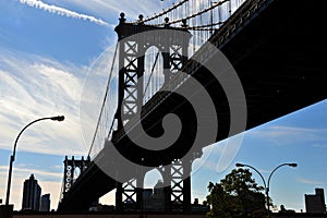 Manhattan Bridge Silhouette