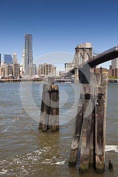 Manhattan and the Brooklin bridge photo