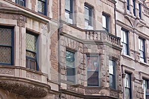 Manhattan brownstones