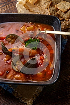 Manhattan Clam Chowder Soup