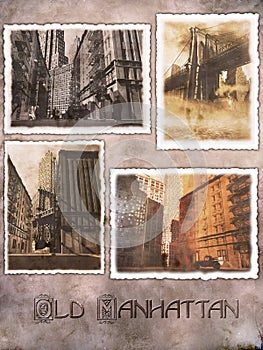 Manhattan digital postcards