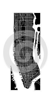 Manhattan map