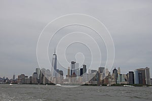 Manhattan - New york - scene nuageuse et triste