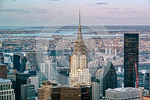 Manhattan skyline from above, New York City