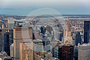 Manhattan skyline from above, New York City