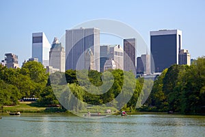 Manhattan skyline and Central Park