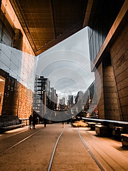 Manhattan skyline from highline