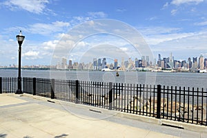 Manhattan skyline with Hudson River, New York Cit