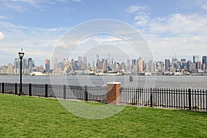 Manhattan skyline with Hudson River, New York Cit