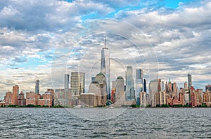 Manhattan skyline . New York City