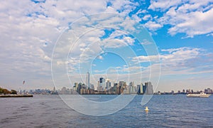 Manhattan skyline, New York City. USA .