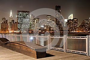 Manhattan skyline at Night