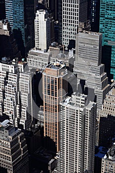 Manhattan Skyscrapers from above