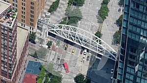 Manhattan Street Crossing Bridge Crossing