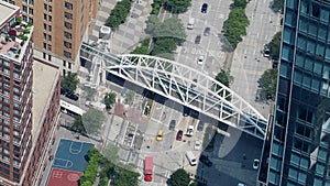 Manhattan Street Crossing Bridge Crossing