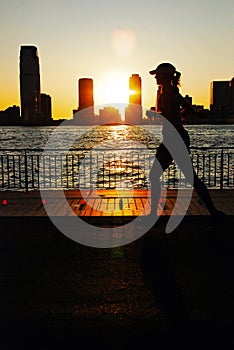 Manhattan Sunset Jogger