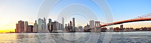 Manhattan Sunset Panorama, New York City