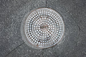 Manhole cover photo