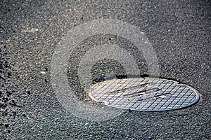 Manhole Cover Close up