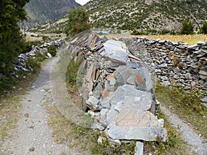 Mani Wall near Ngawal