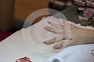 Artificial nails in the preparation