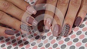 Manicure design French