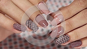 Manicure design French