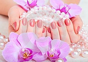 Manicure and pedicure