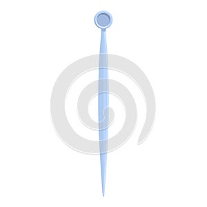 Manicure spoon icon, cartoon style photo
