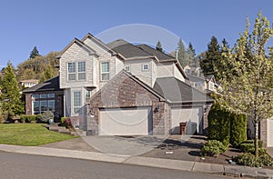 Manicured residential house Clackamas Oregon