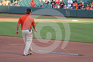 Manicuring the Baseball Field